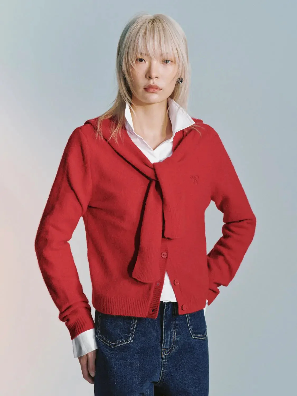 23484-wool-blend-hooded-tie-front-knitted-cardigan-1.webp Wool Blend Hooded Tie Front Knitted Cardigan