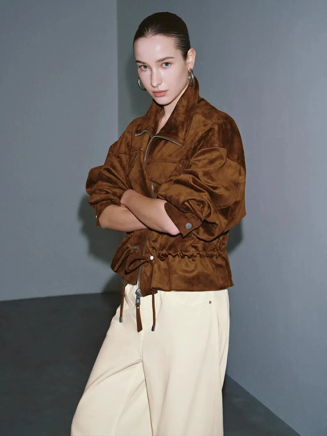 23532-patch-pocket-drawstring-bomber-jackets-2.webp Patch Pocket Drawstring Bomber Jackets