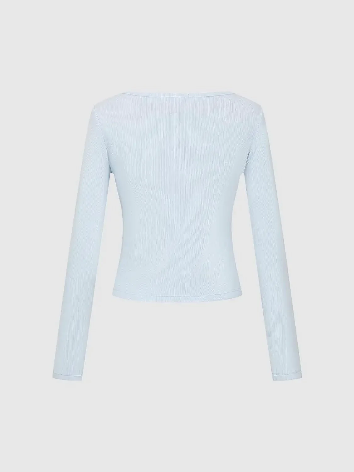23596-cropped-cotton-top-with-square-neck-front-button-t-shirts-4.webp Cropped Cotton Top With Square Neck Front Button T Shirts