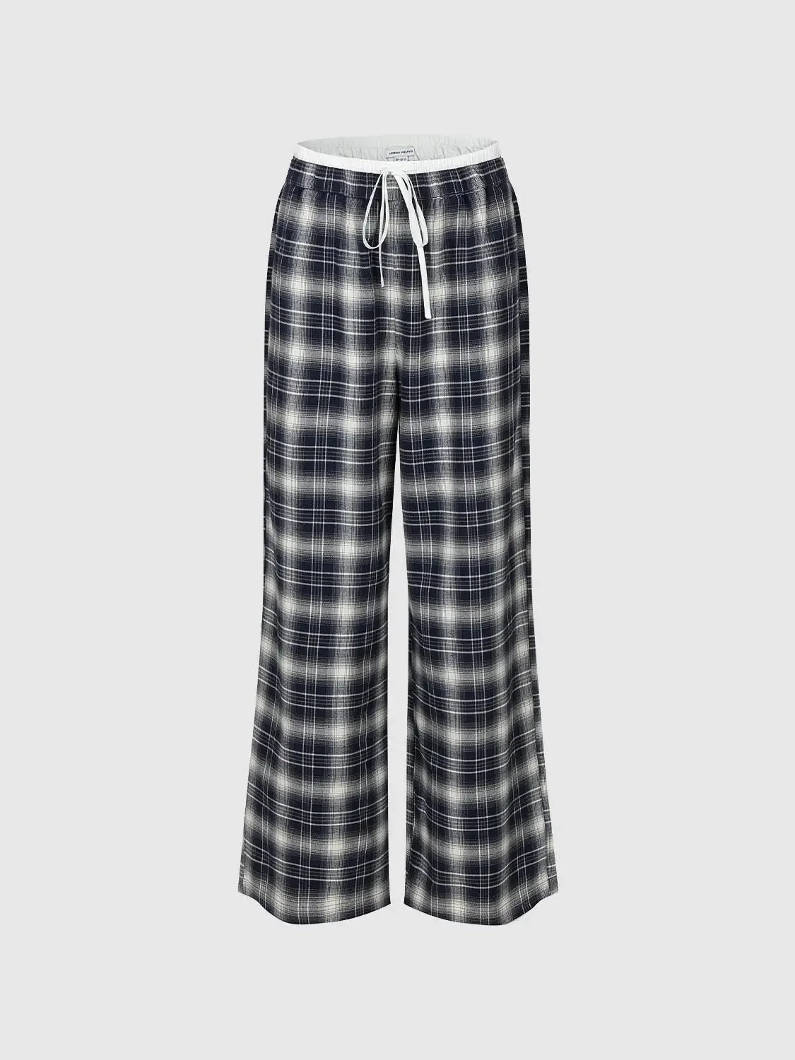 23605-contrast-check-pull-on-wide-leg-pants-2.webp Contrast Check Pull On Wide Leg Pants