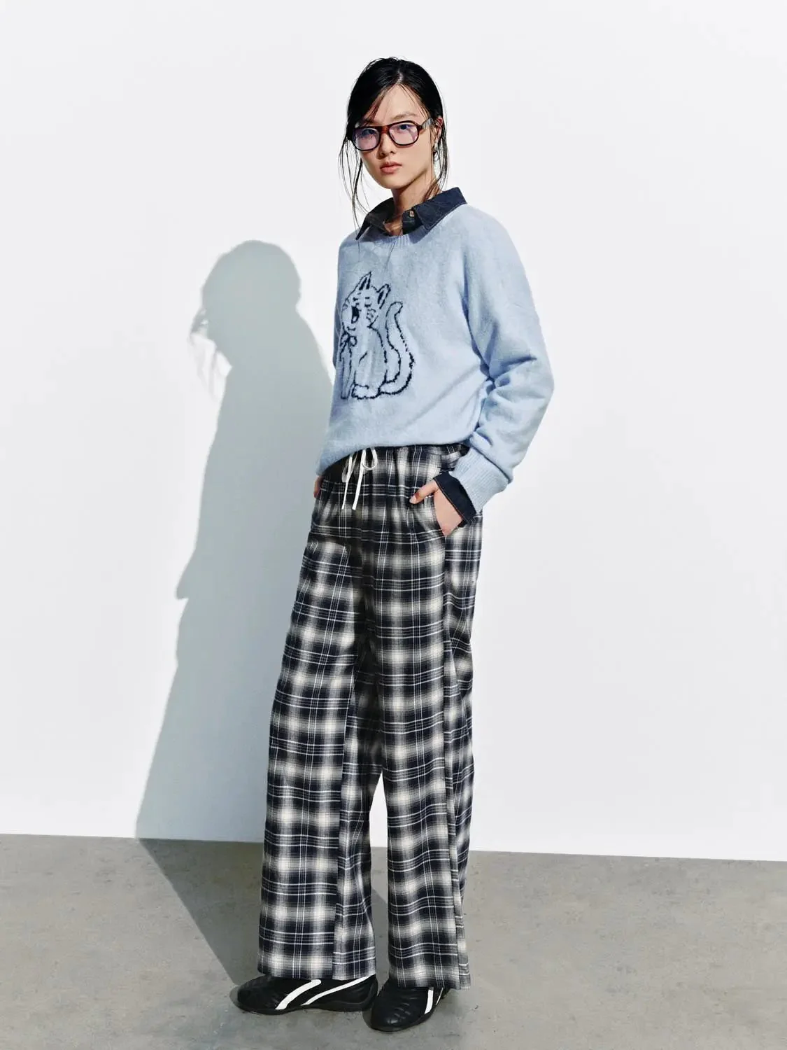 23605-contrast-check-pull-on-wide-leg-pants-6.webp Contrast Check Pull On Wide Leg Pants