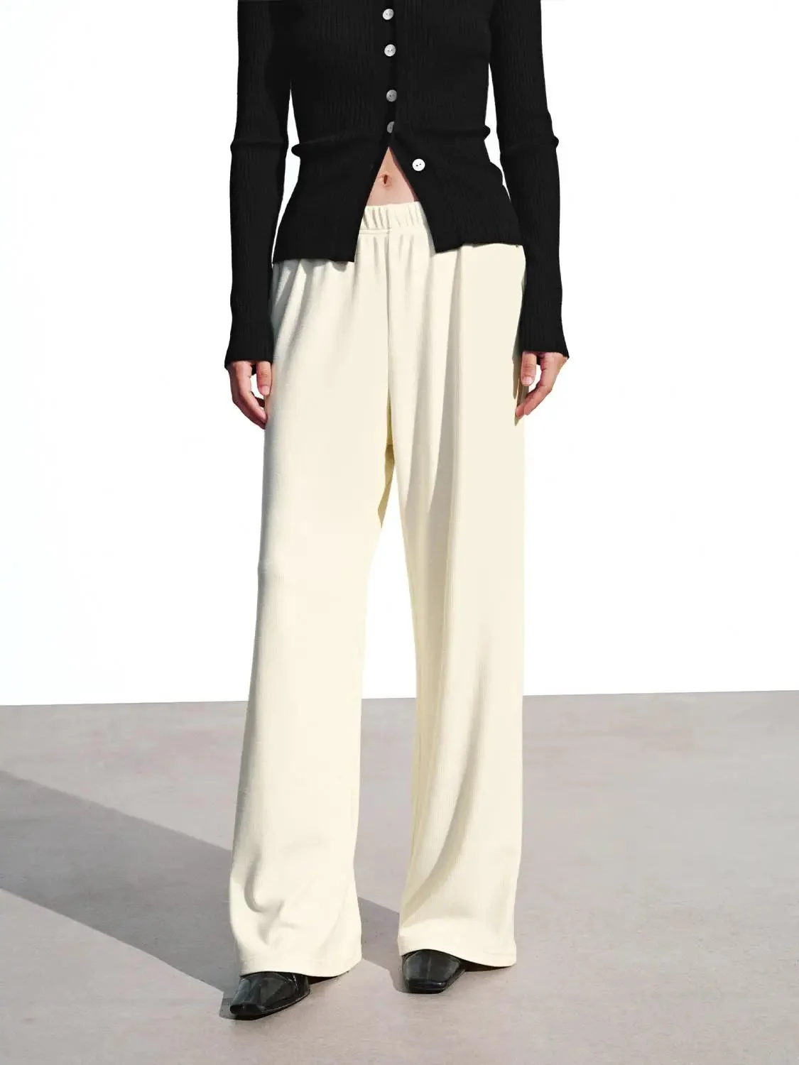 Pull On Wide Leg Pants