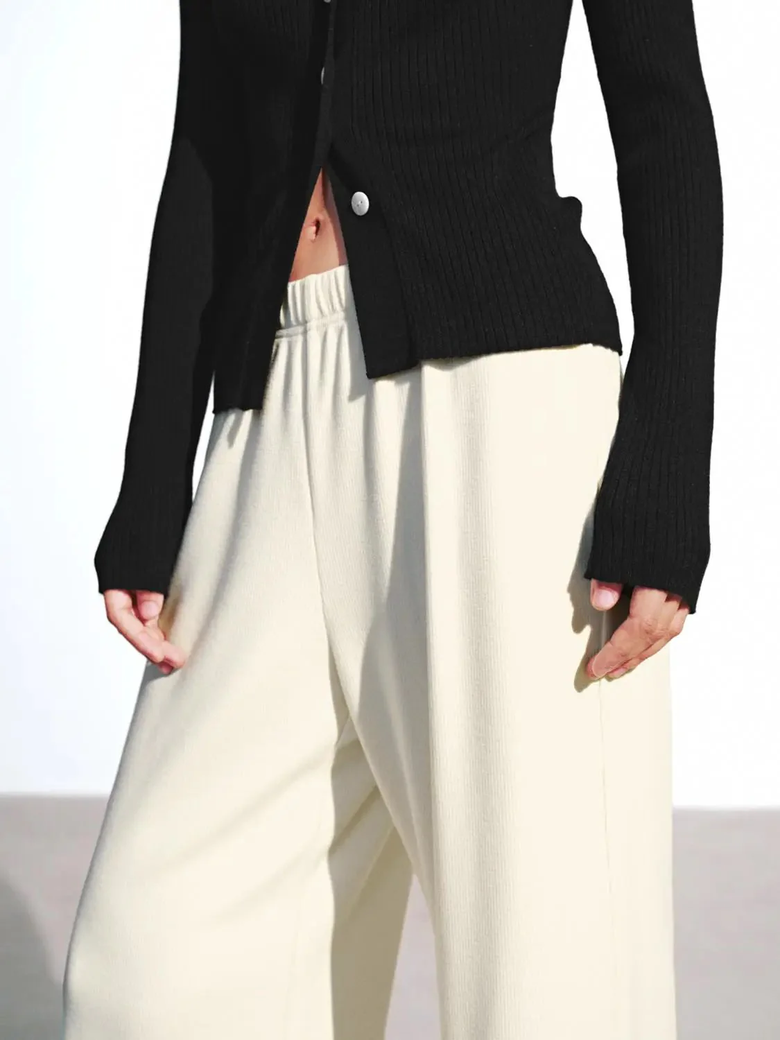 Pull On Wide Leg Pants