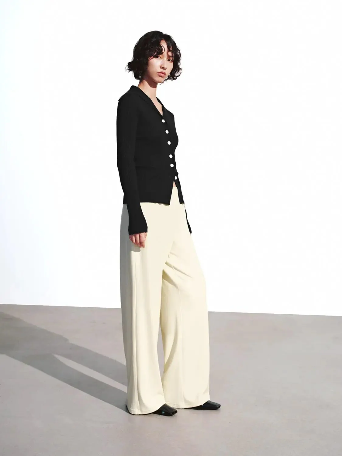 Pull On Wide Leg Pants