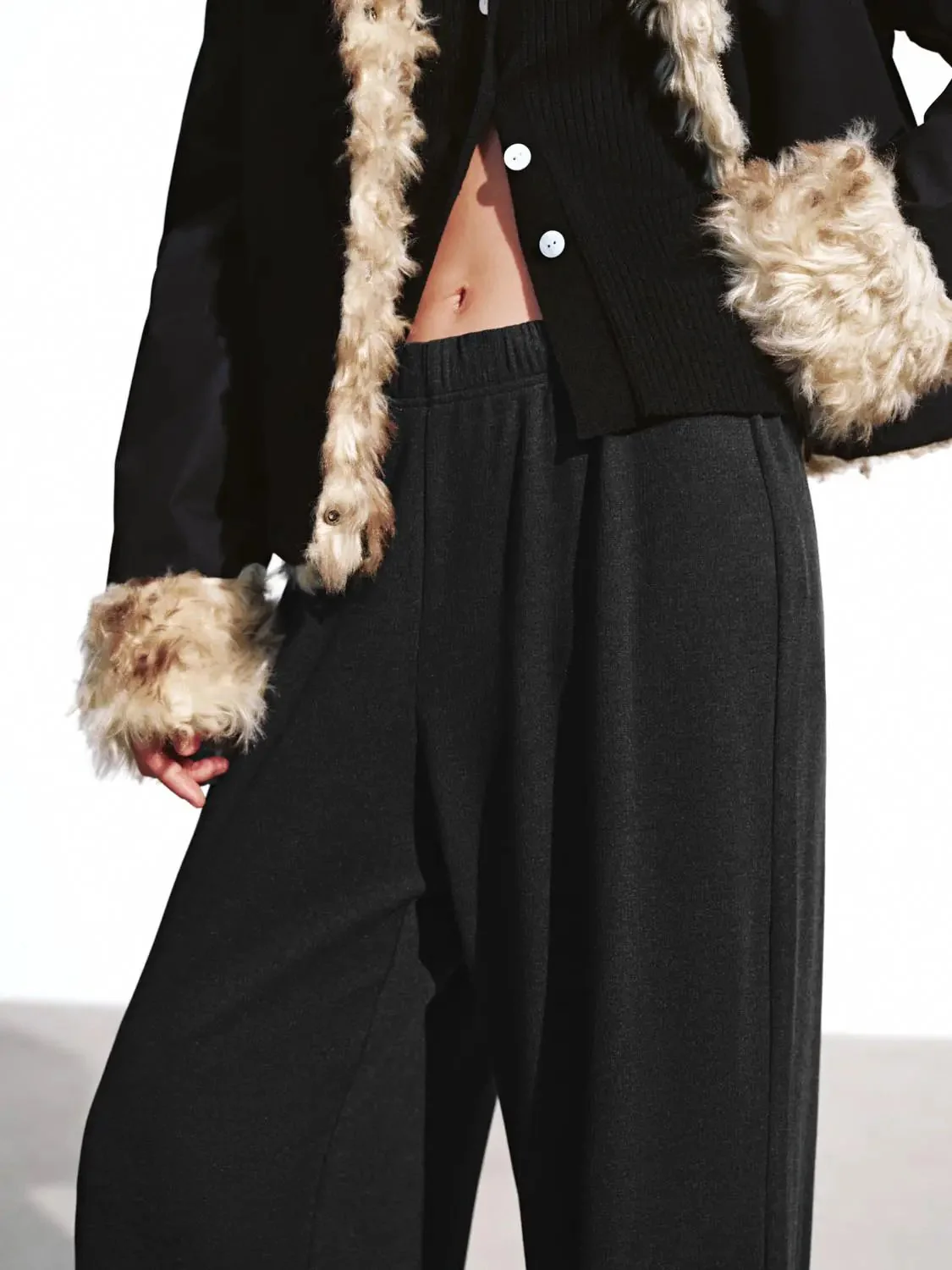 Pull On Wide Leg Pants