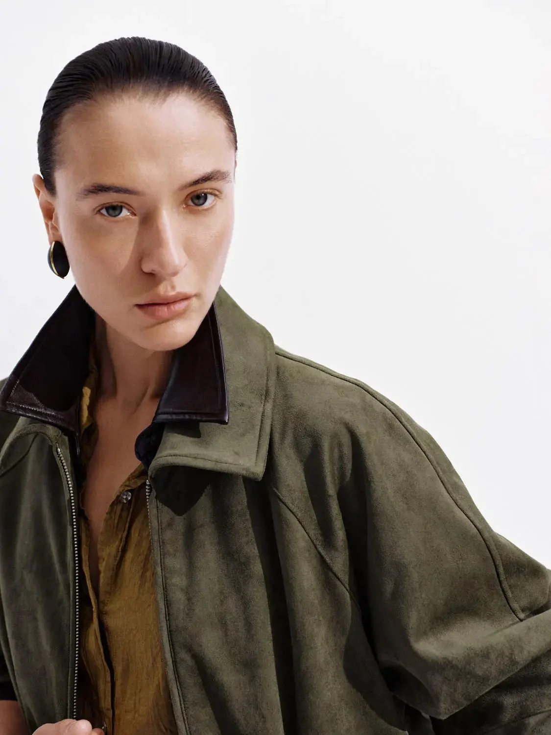 Balloon Hem Bomber Jackets