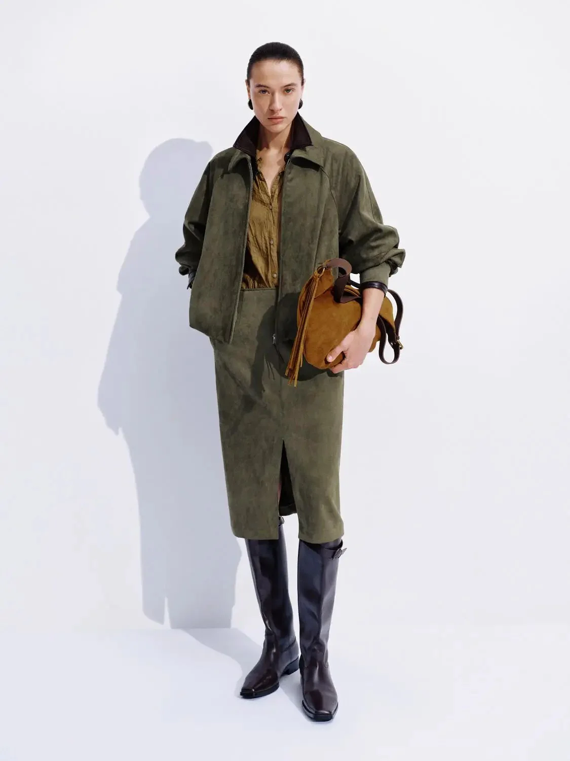 Balloon Hem Bomber Jackets