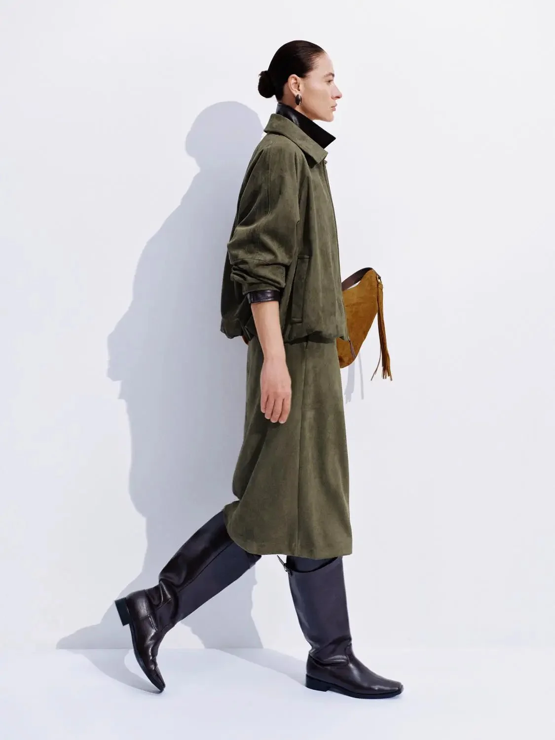 Balloon Hem Bomber Jackets
