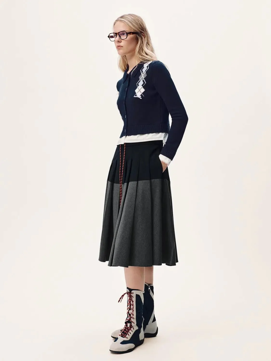 23703-cotton-knit-argyle-asymmetric-open-front-collared-cardigans-5.webp Cotton Knit Argyle Asymmetric Open Front Collared Cardigans