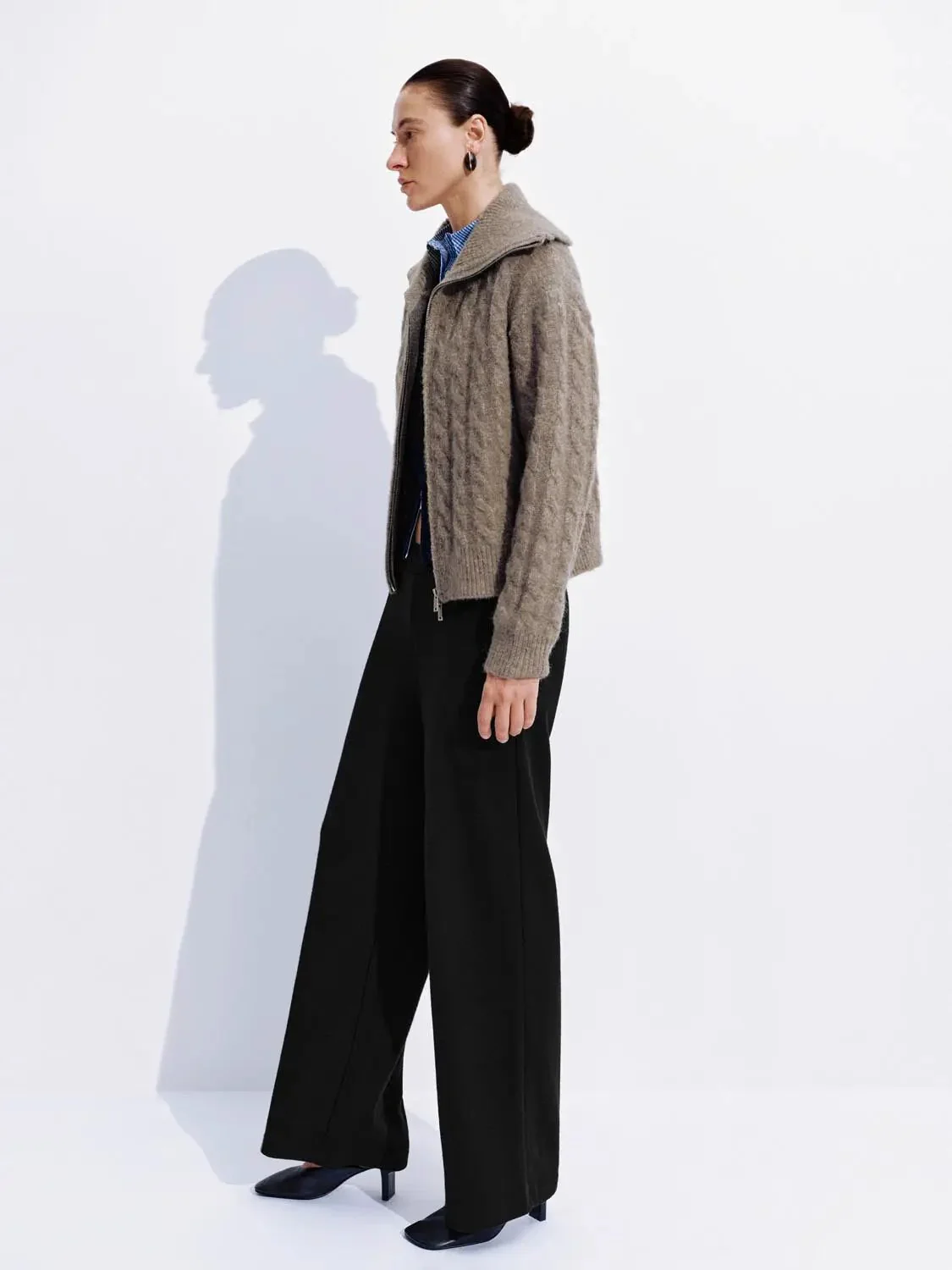 Pull On Wide Leg Pants