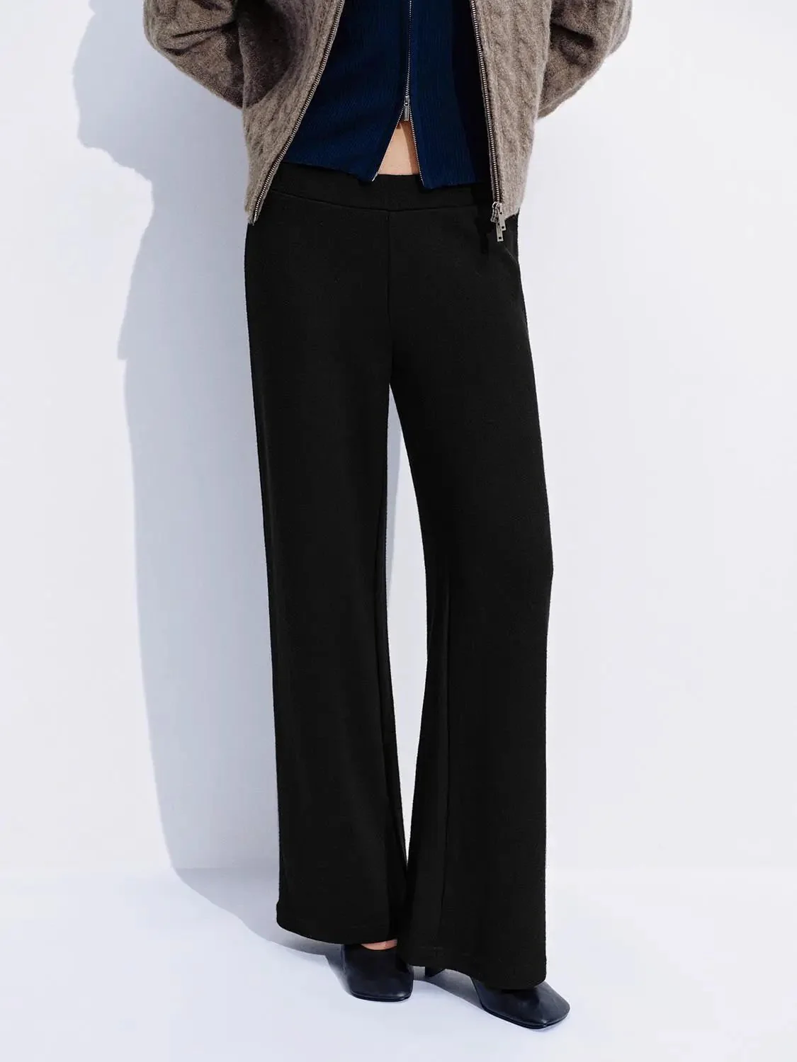 Pull On Wide Leg Pants