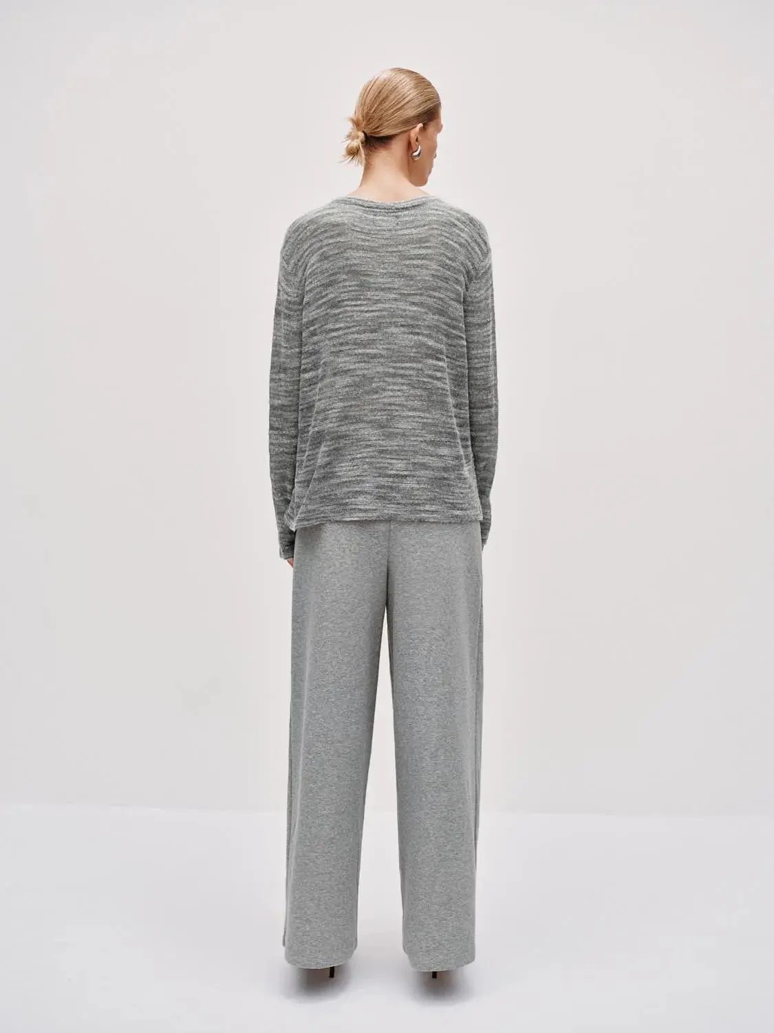 Pleated Wide Leg Pants