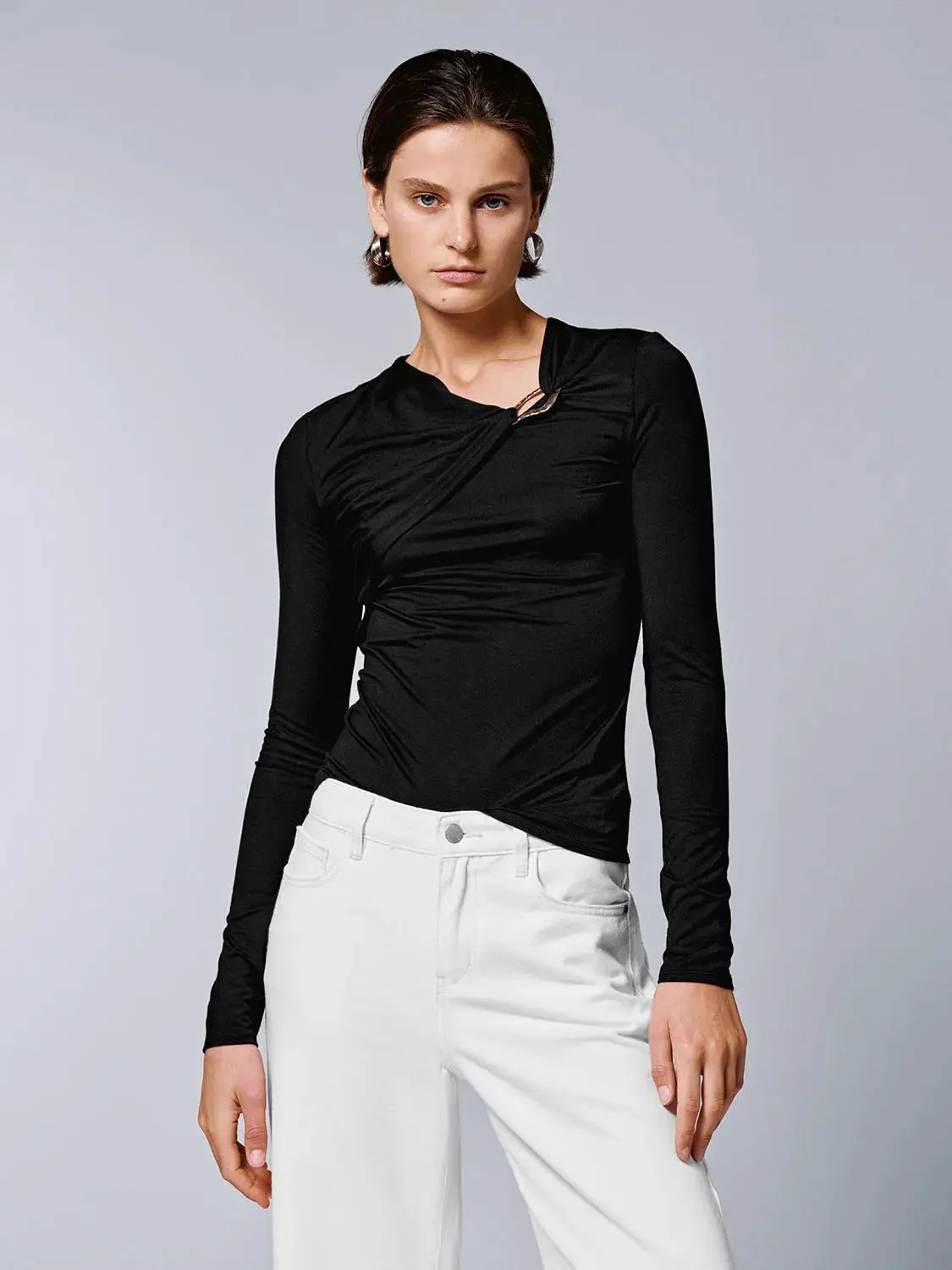 23808-knot-front-long-sleeve-stretch-knit-t-shirts-9.webp Knot Front Long Sleeve Stretch Knit T Shirts