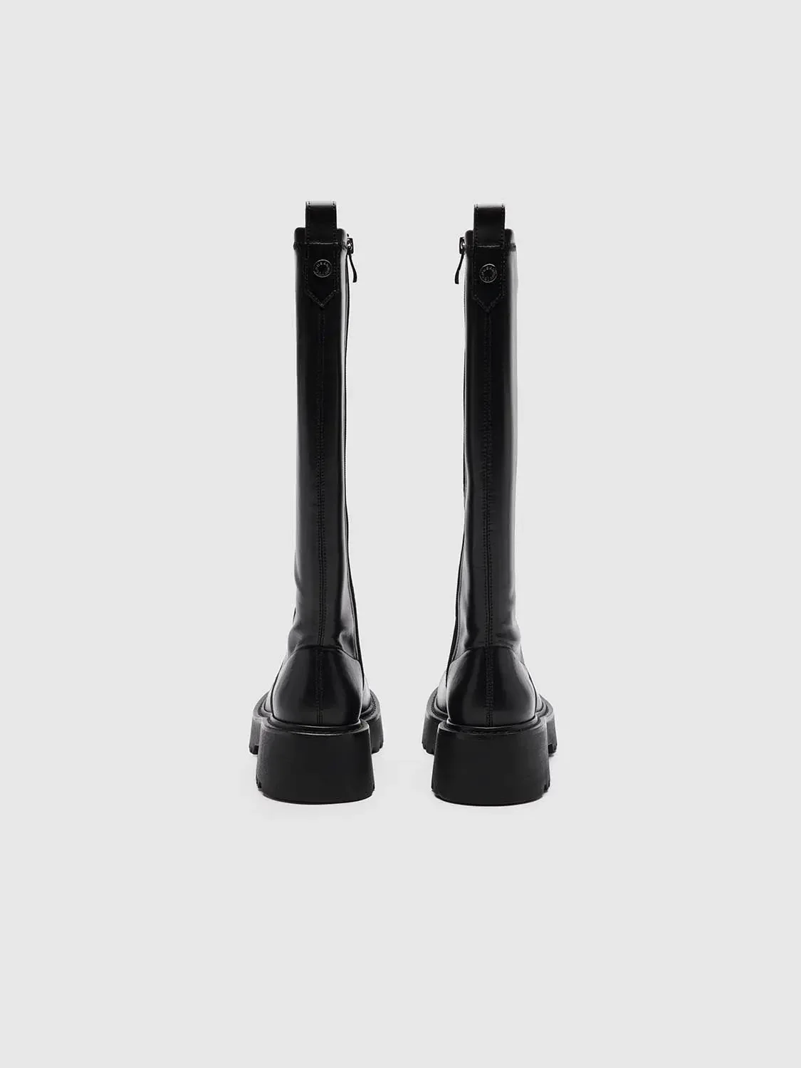 Chunky Heel Knee Boots