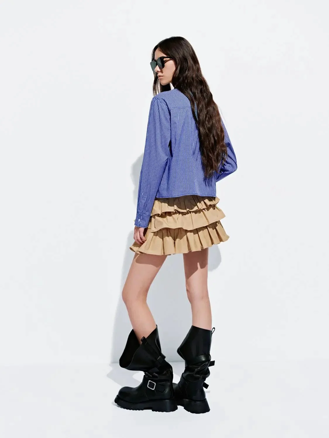 23917-check-ruffle-hem-shirts-6.webp Check Ruffle Hem Shirts