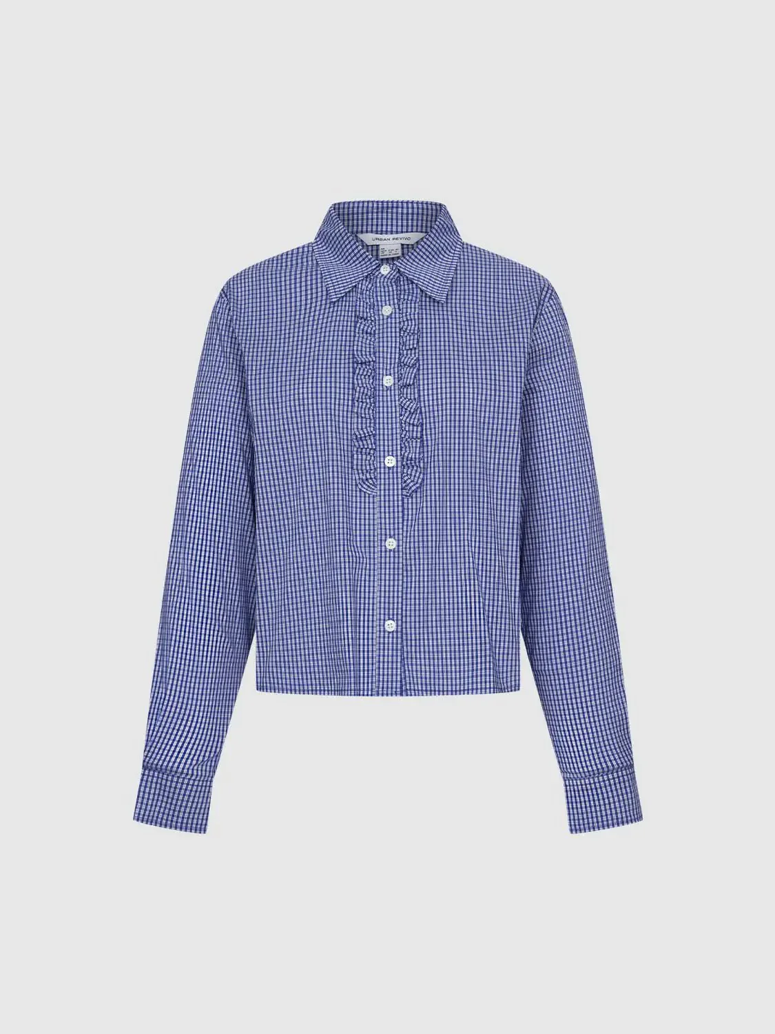 23917-check-ruffle-hem-shirts-7.webp Check Ruffle Hem Shirts