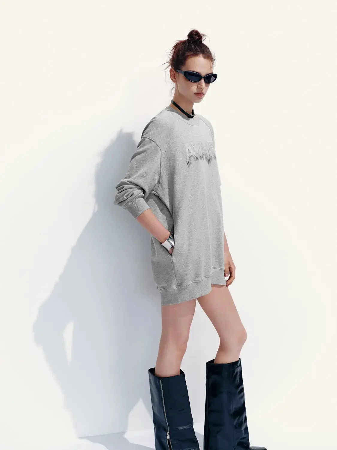 24015-cotton-oversized-sweatshirt-dress-with-relaxed-fit-2.webp Cotton Oversized Sweatshirt Dress With Relaxed Fit