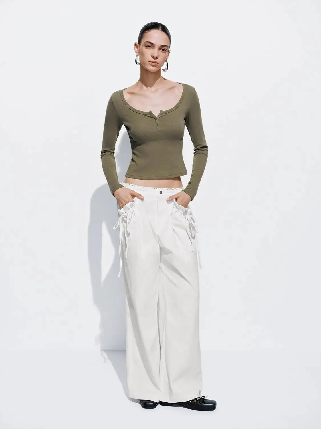 24078-cotton-blend-button-top-scoop-neck-t-shirt-12.webp Cotton Blend Button Top Scoop Neck T Shirt