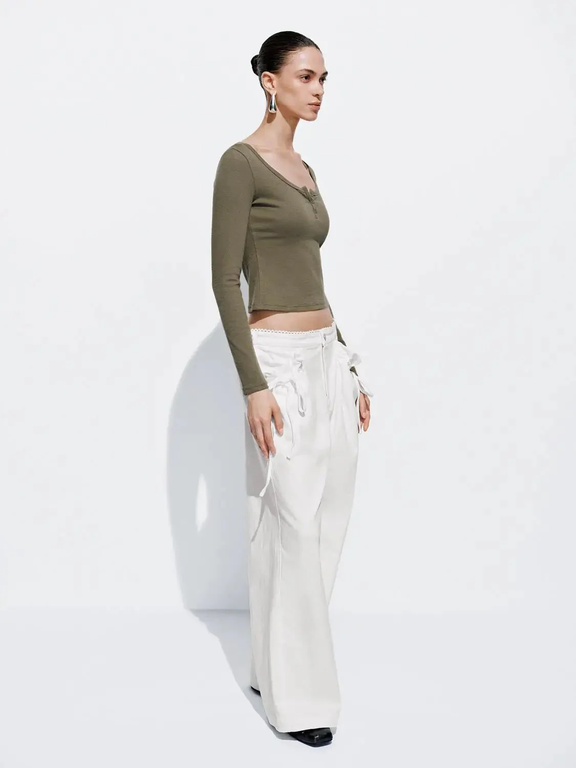 24078-cotton-blend-button-top-scoop-neck-t-shirt-13.webp Cotton Blend Button Top Scoop Neck T Shirt