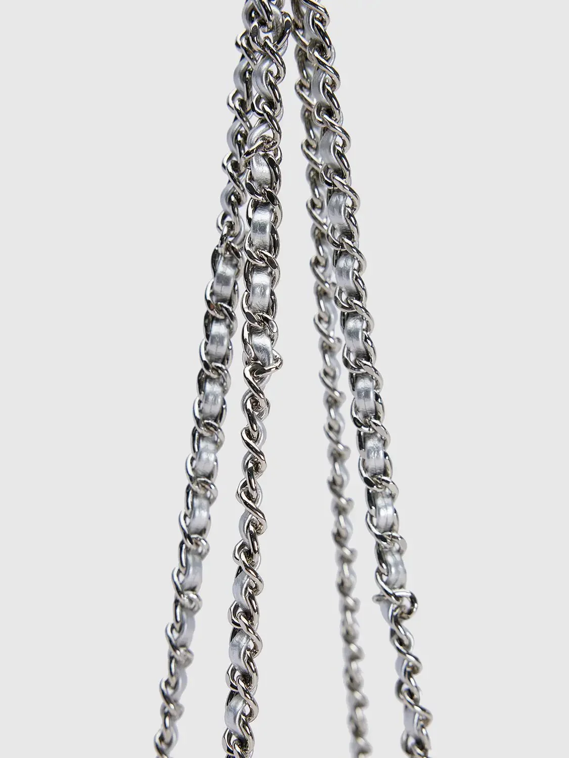 Chain Ruched Shoulder Bag