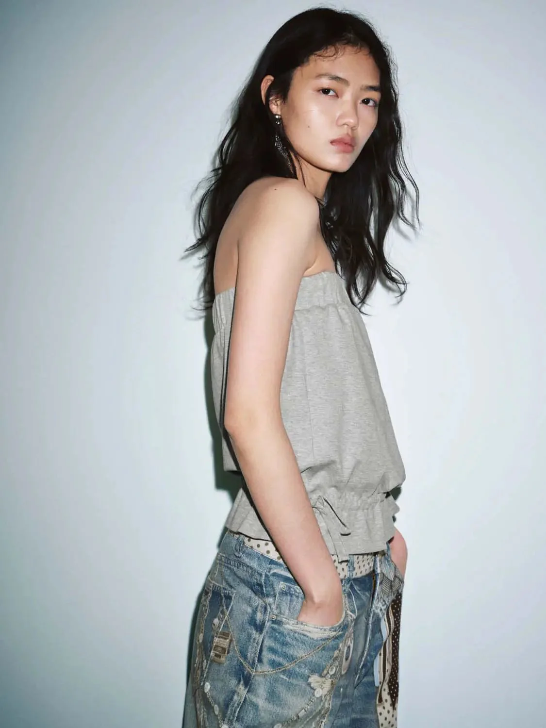 Soft Everyday Cotton Ruffle Trim Bandeau