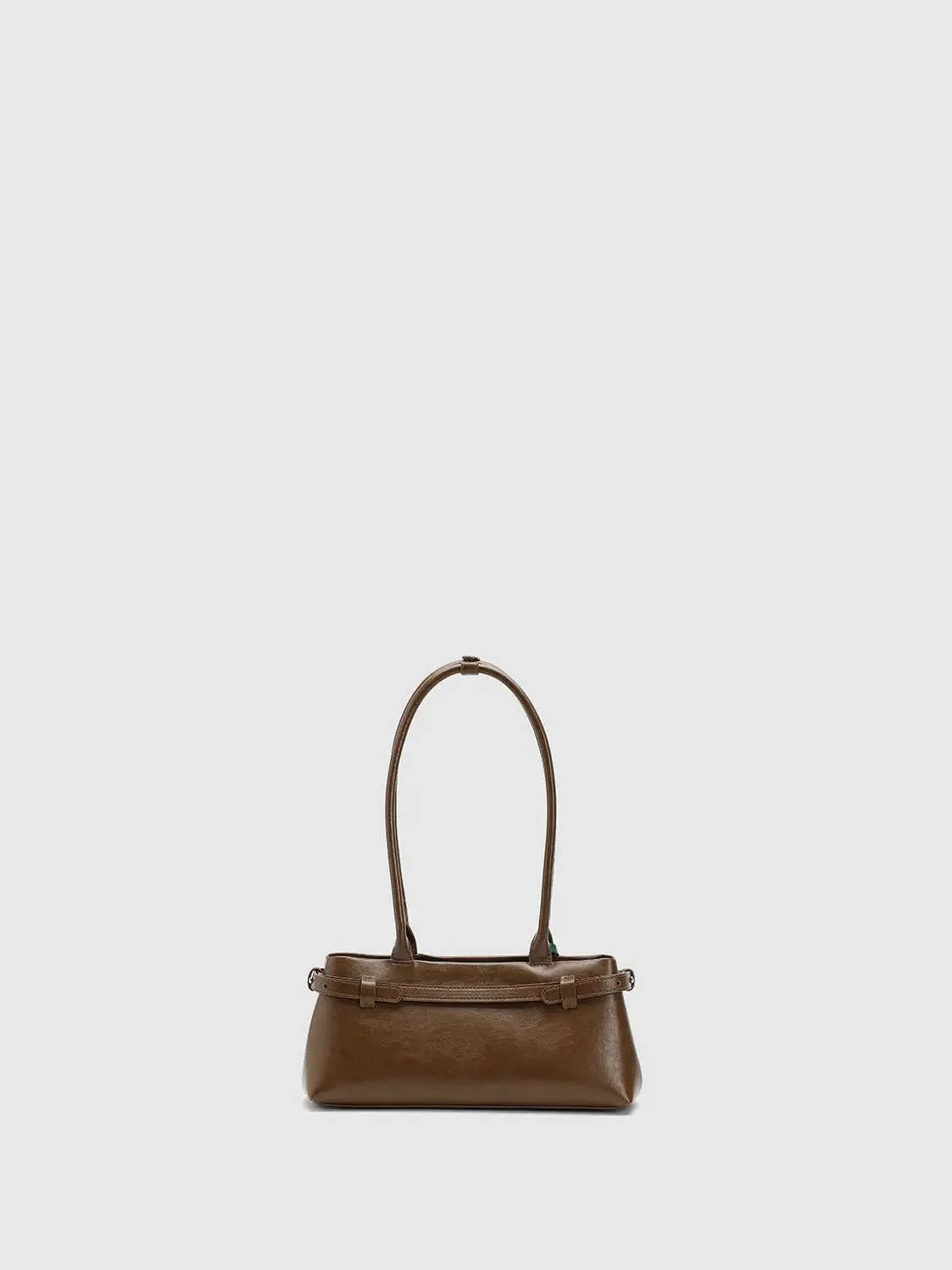 Charm Detail Handle Shoulder Bowling Bags