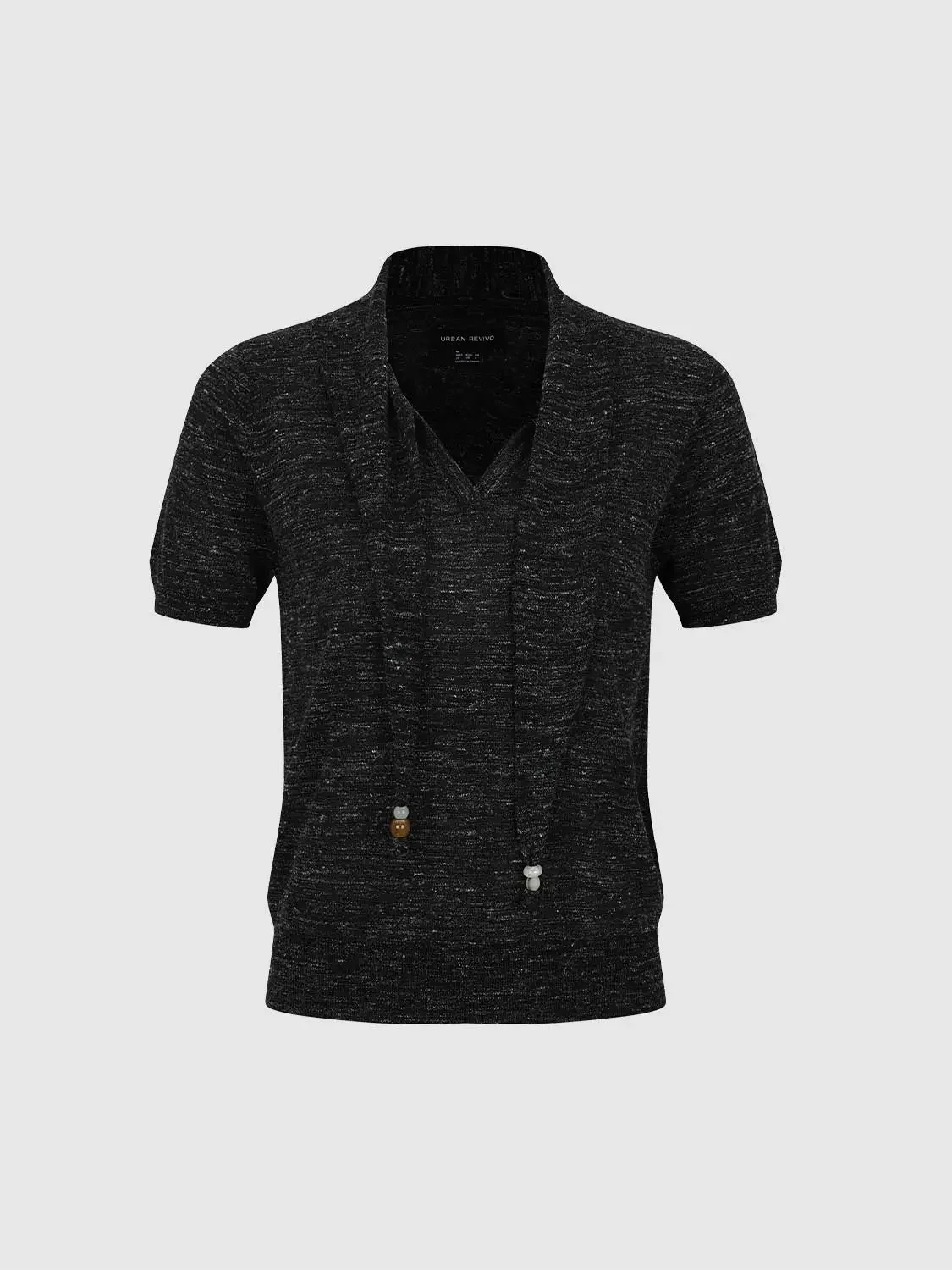 24367-linen-blend-tie-neck-knitted-t-shirts-4.webp Linen Blend Tie Neck Knitted T-Shirts