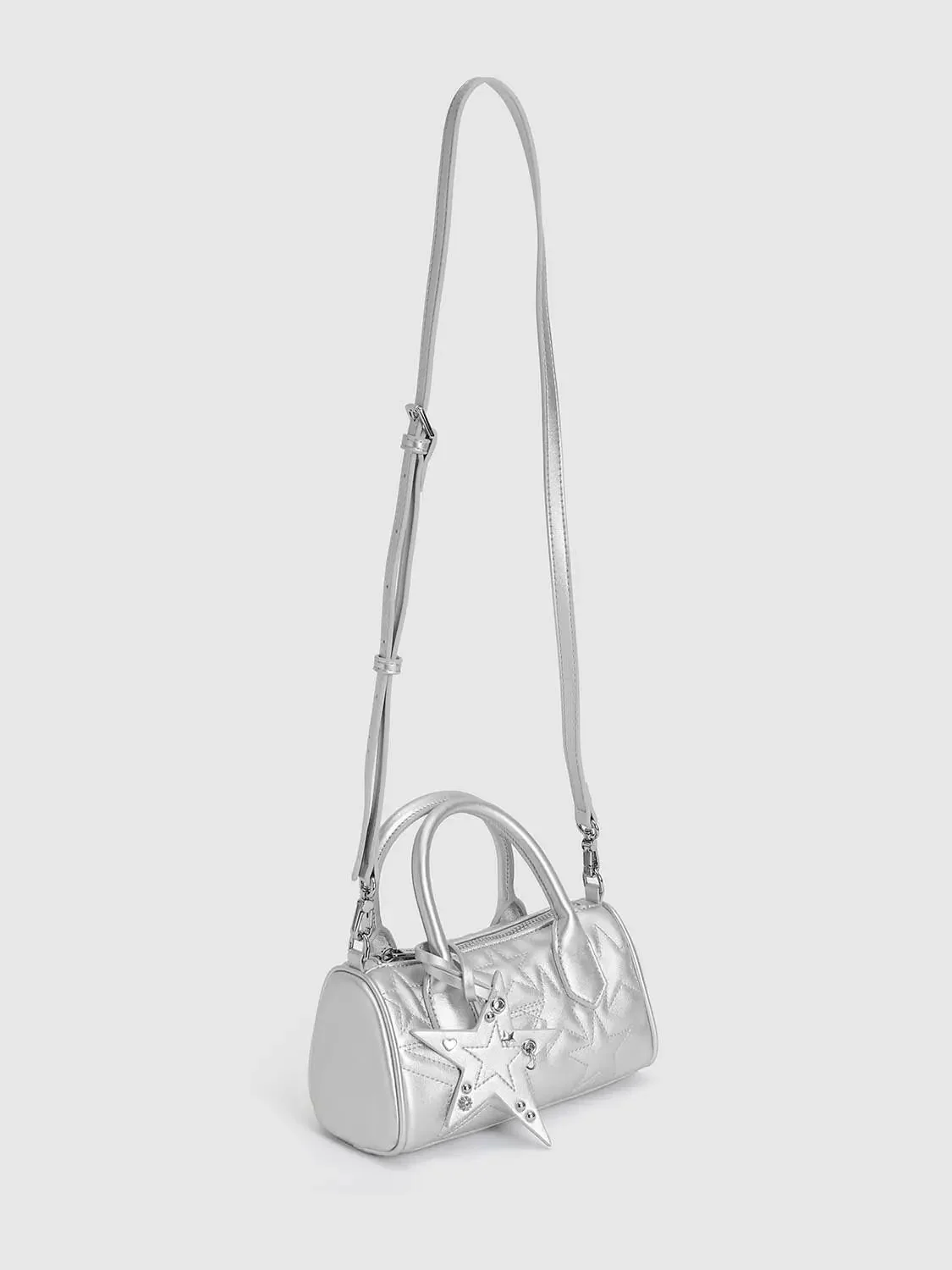 Quilting Seamed Handle Shoulder Bags