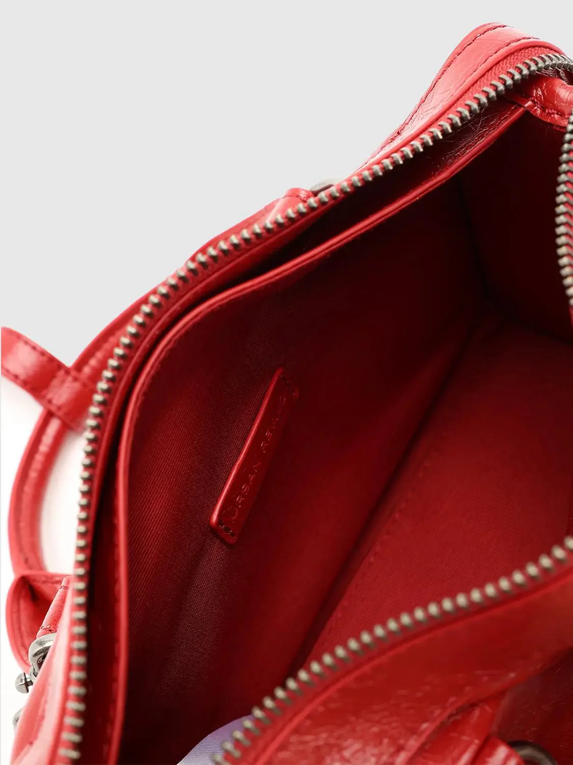 Faux Leather String Detail Handle Shoulder Bags