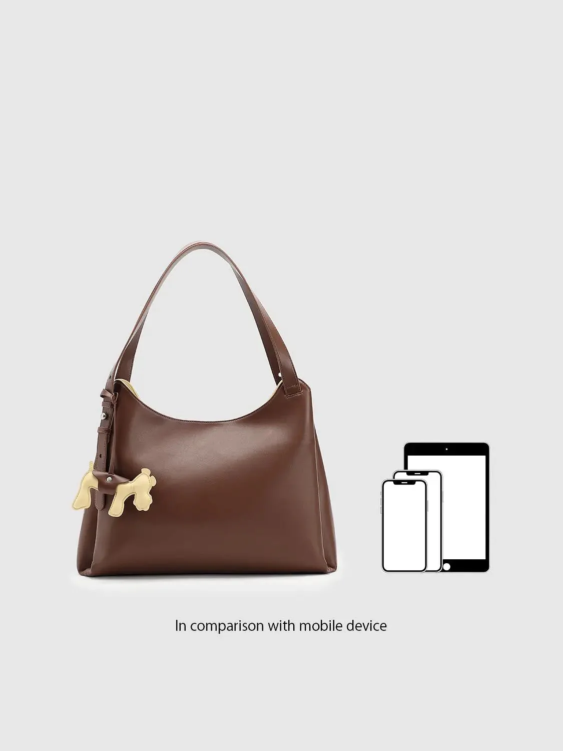Faux Leather Oversized Shoulder Bags