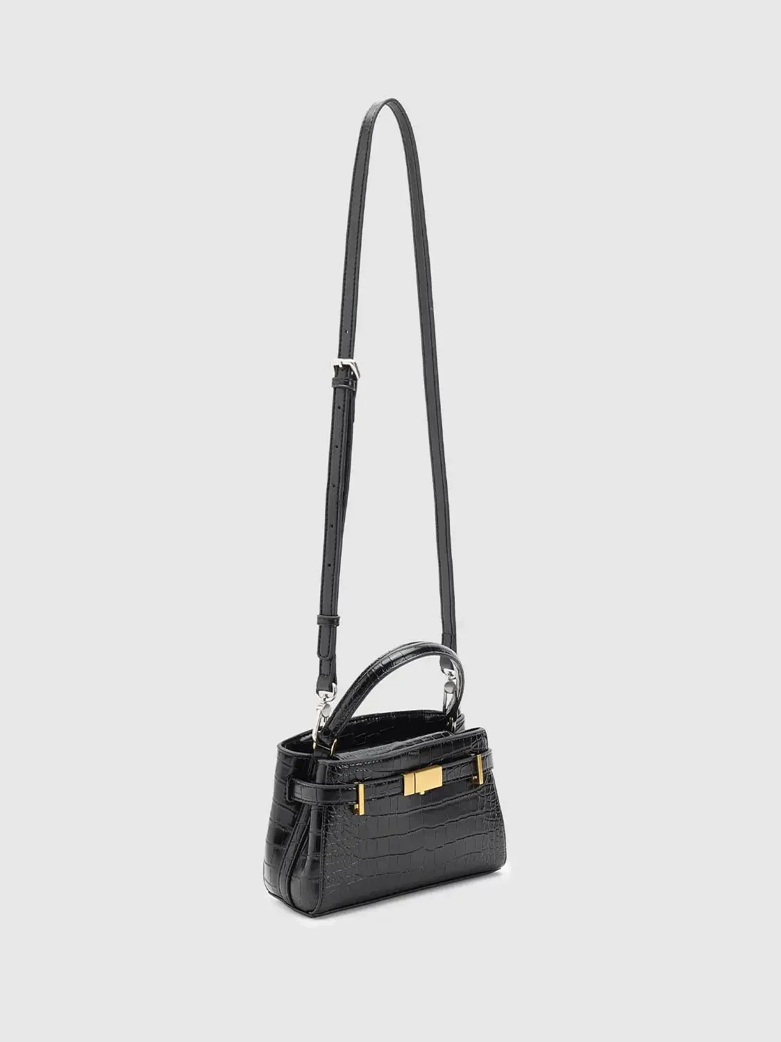 24401-faux-leather-buckle-detail-hand-shoulder-bags-11.webp Faux Leather Buckle Detail Hand Shoulder Bags