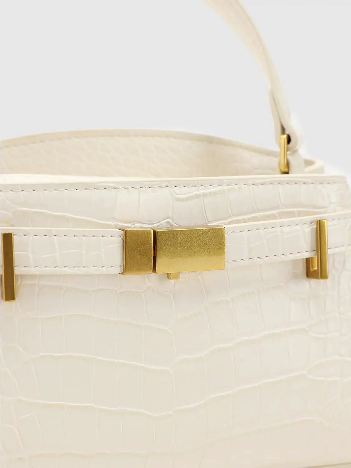 24401-faux-leather-buckle-detail-hand-shoulder-bags-6.webp Faux Leather Buckle Detail Hand Shoulder Bags