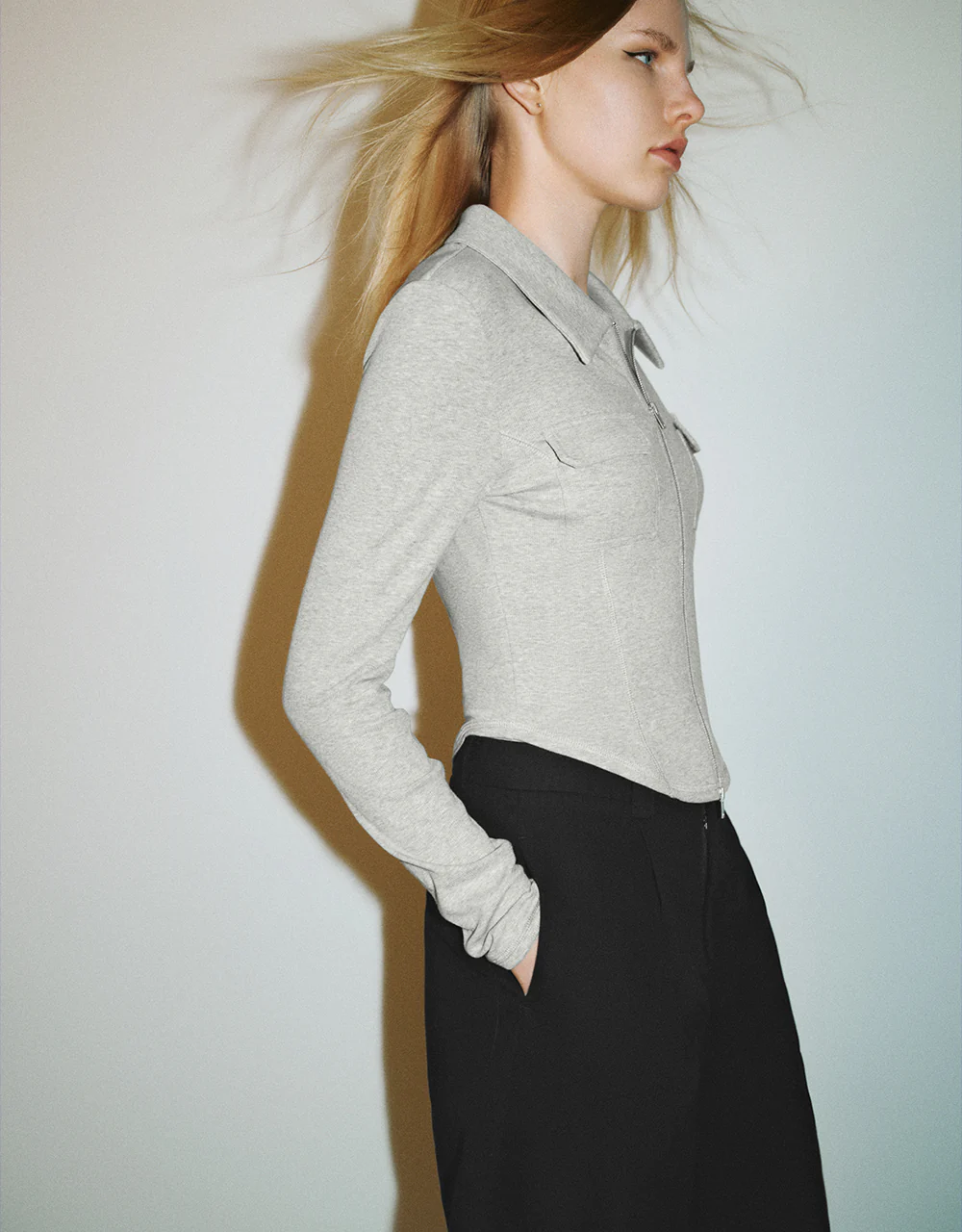 24424-zipper-front-skinny-shirt-3.webp Zipper Front Skinny Shirt