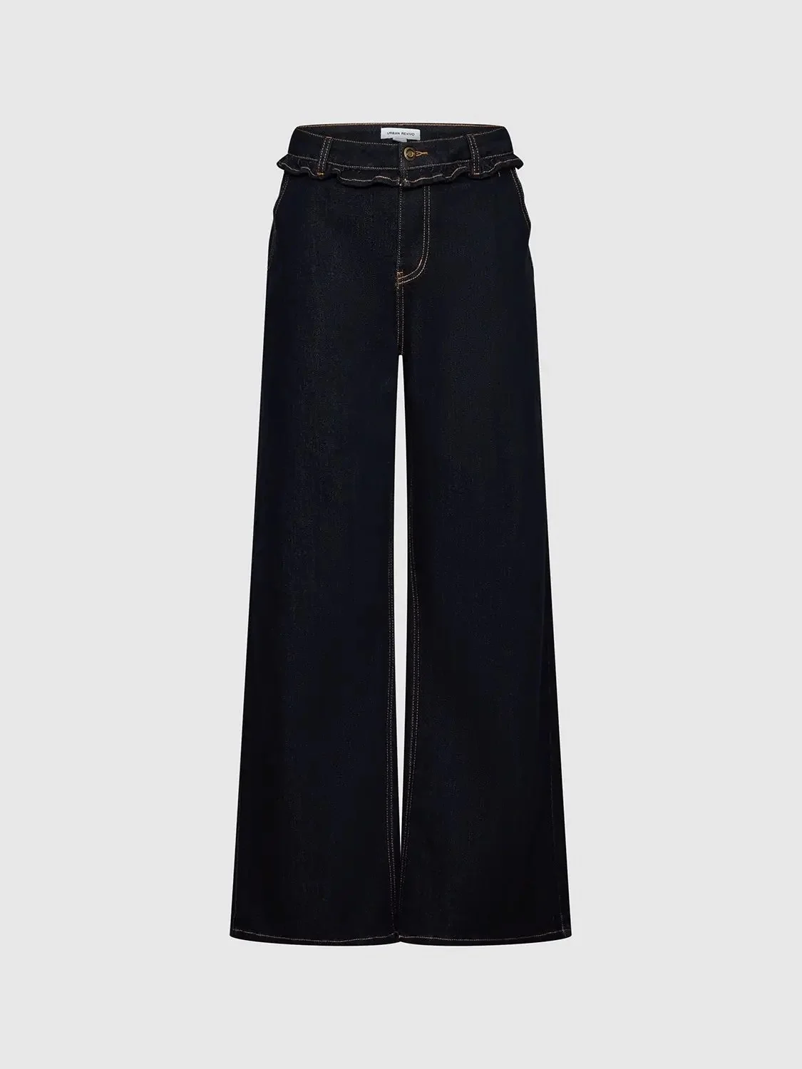 2531-ruffle-hem-flare-leg-jeans-2.webp Ruffle Hem Flare Leg Jeans