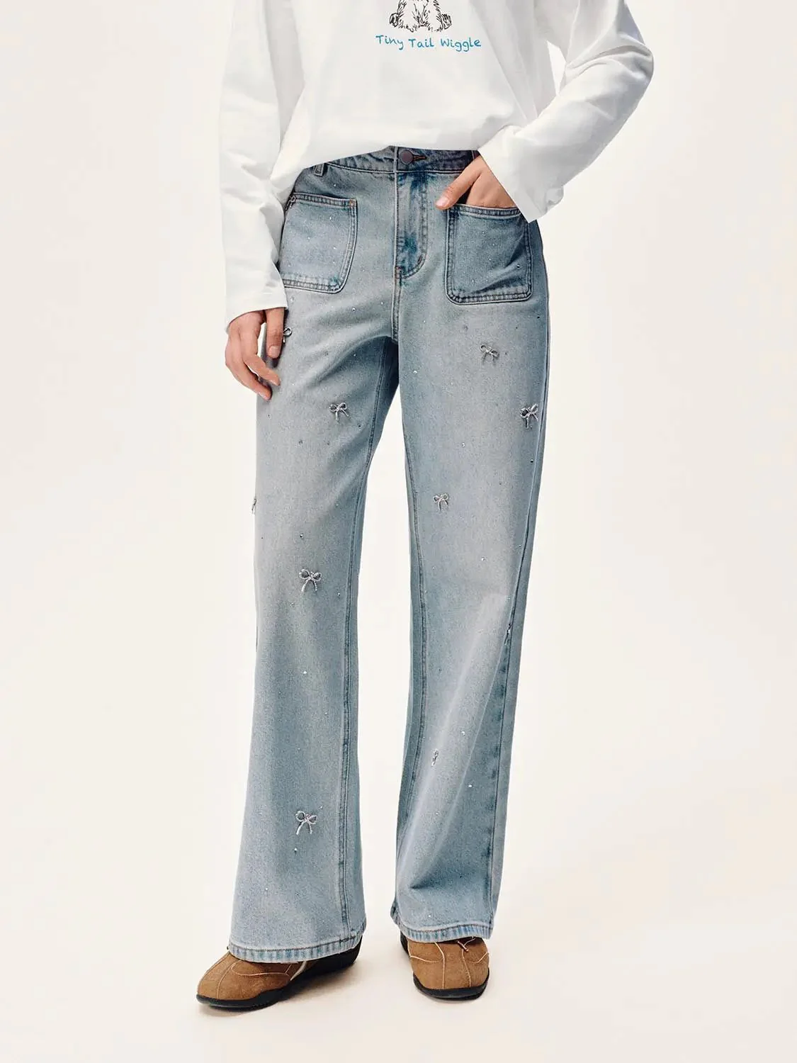 2566-bow-detail-wide-leg-jeans-1.webp Bow Detail Wide Leg Jeans