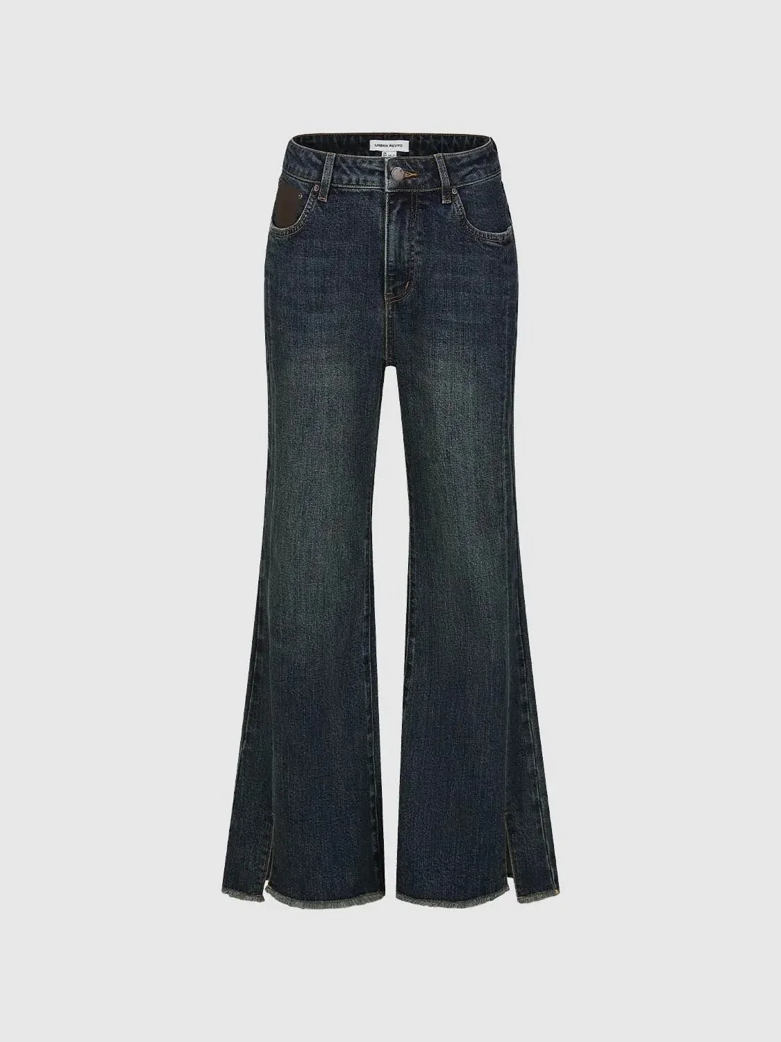 2587-raw-hem-flare-leg-jeans-2.webp Raw Hem Flare Leg Jeans