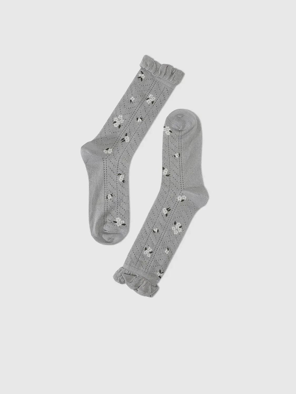 268-frill-detail-intarsia-knitted-socks-8.webp Frill Detail Intarsia Knitted Socks