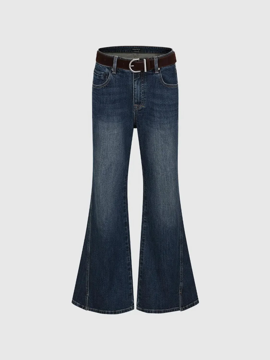 2702-belted-flare-leg-jeans-2.webp Belted Flare Leg Jeans
