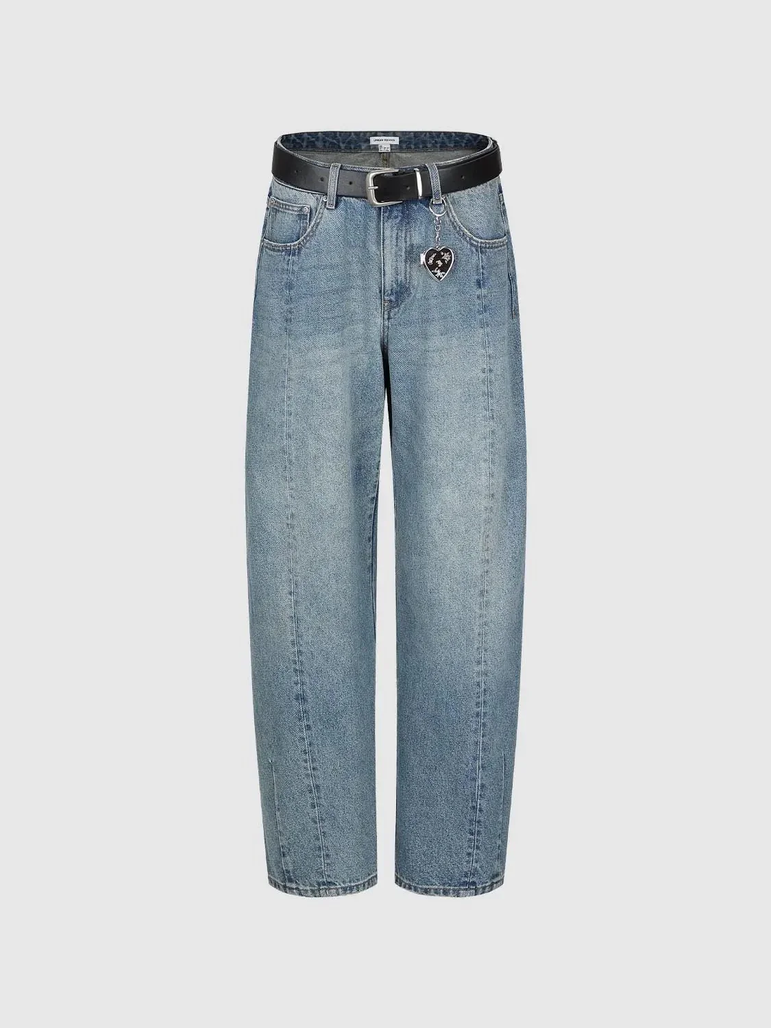 2734-belted-barrel-leg-jeans-2.webp Belted Barrel Leg Jeans