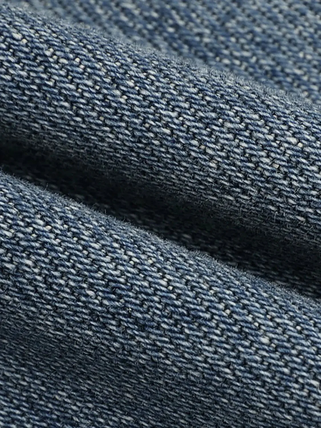 Cuffed Straight Leg Jeans