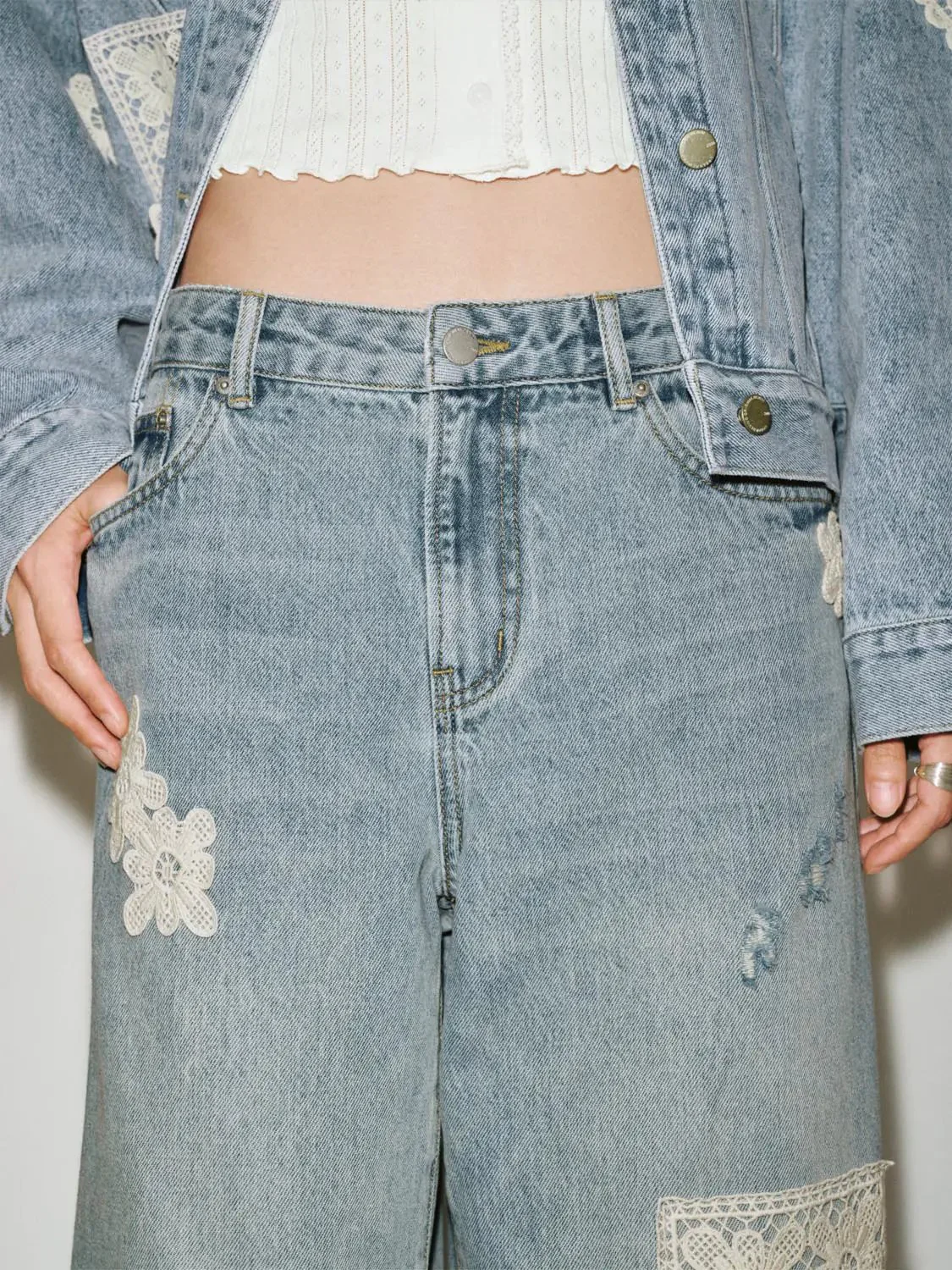 2897-lace-patch-wide-leg-jeans-4.webp Lace Patch Wide Leg Jeans