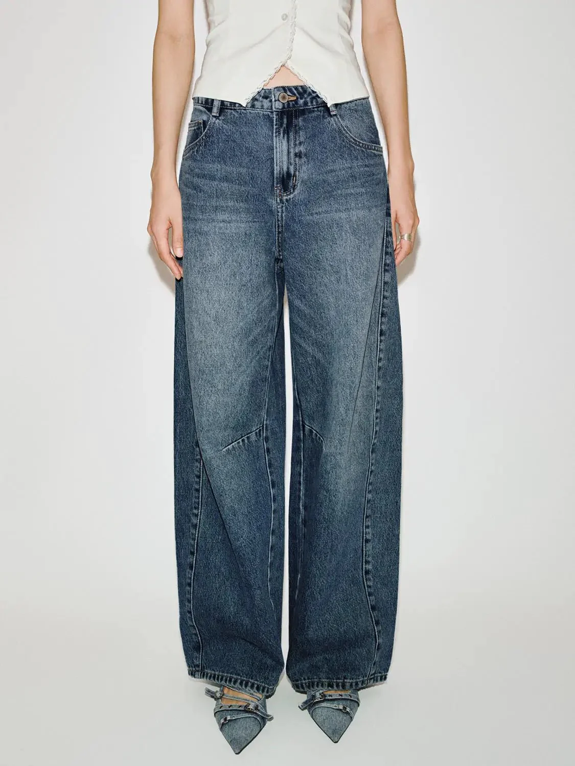 2936-soft-cotton-barrel-leg-vintage-wash-jeans-9.webp Soft Cotton Barrel Leg Vintage Wash Jeans