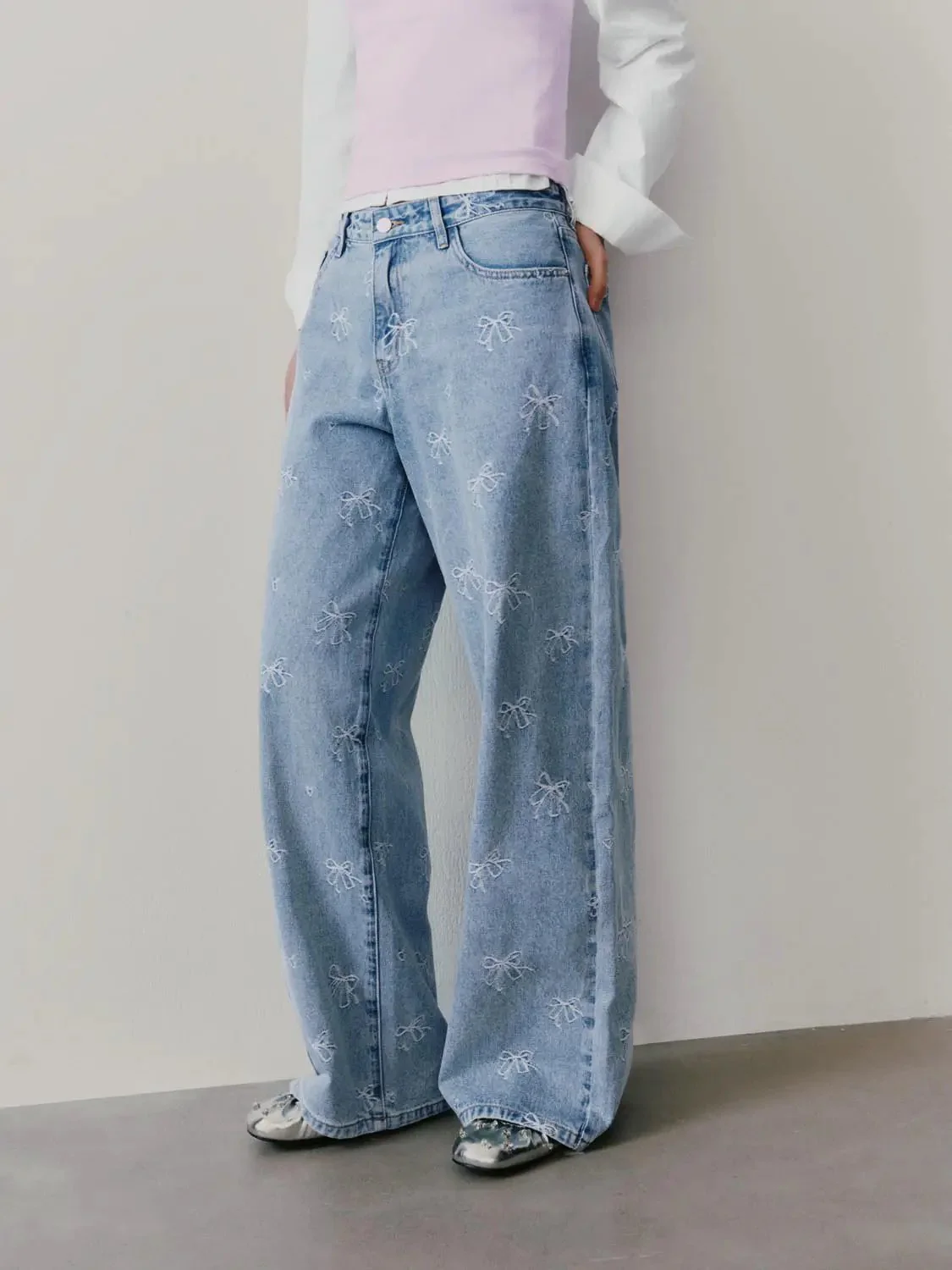 3071-bow-detail-wide-leg-jeans-3.webp Bow Detail Wide Leg Jeans