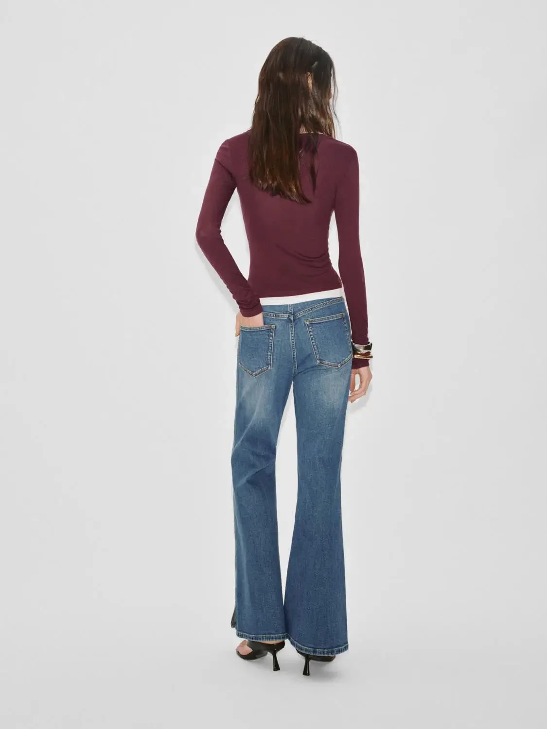 3096-belted-flare-leg-jeans-6.webp Belted Flare Leg Jeans