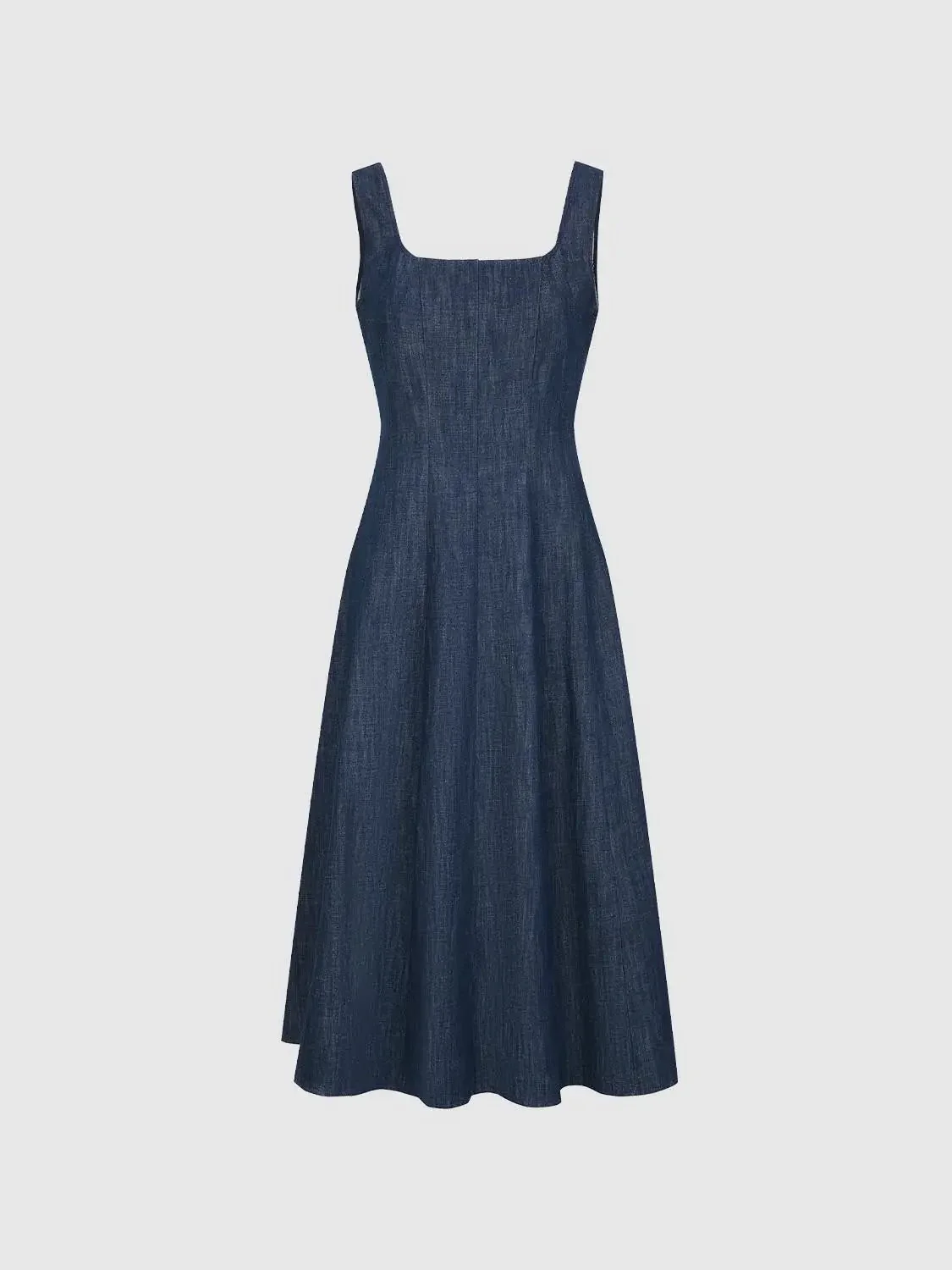 3155-scoop-neck-sleeveless-denim-dresses-7.webp Scoop Neck Sleeveless Denim Dresses