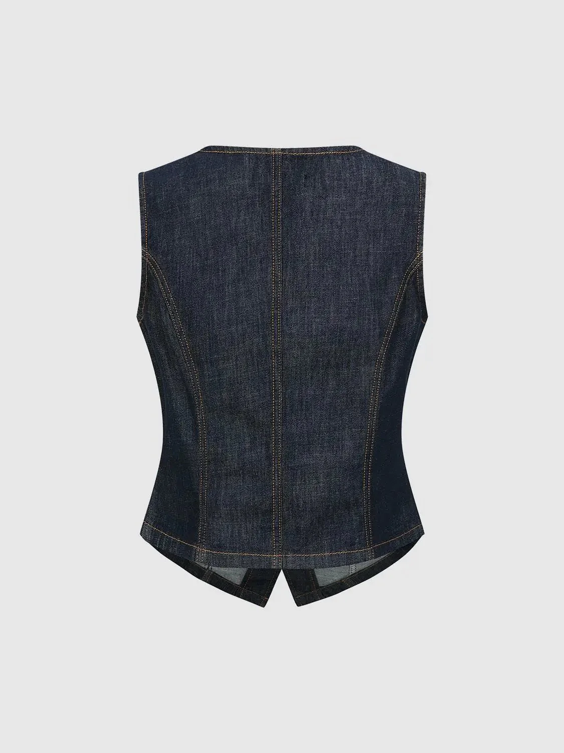 3161-denim-seamed-stitch-sleeveless-vest-2.webp Denim Seamed Stitch Sleeveless Vest