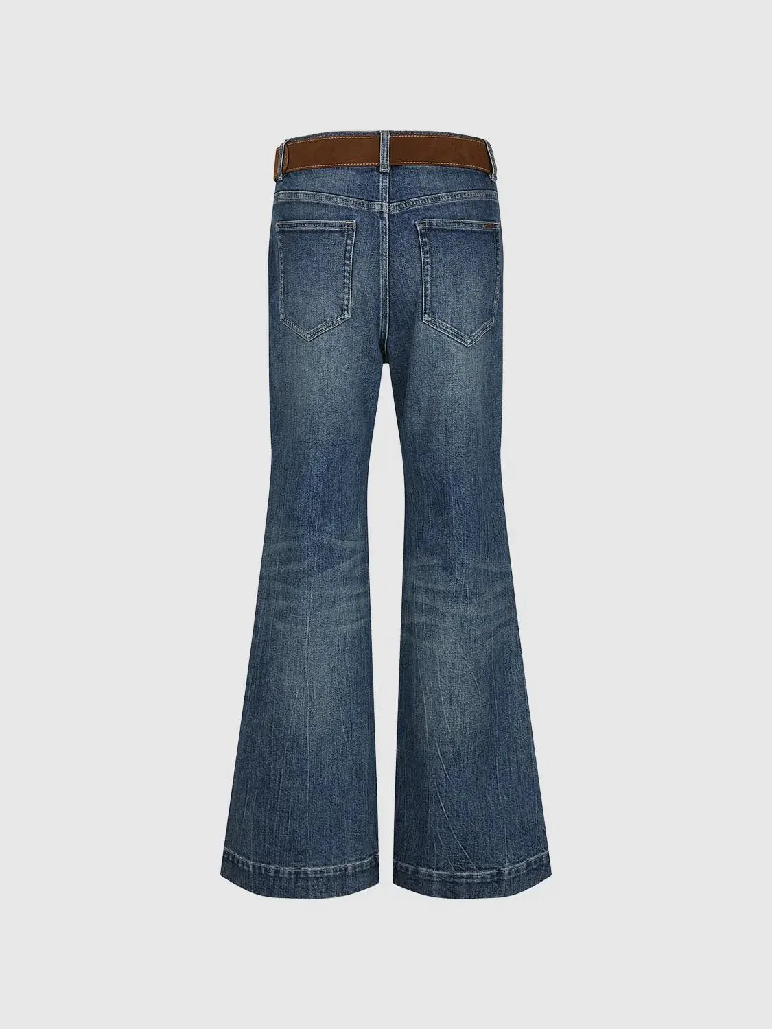3167-belted-flare-leg-jeans-2.webp Belted Flare Leg Jeans