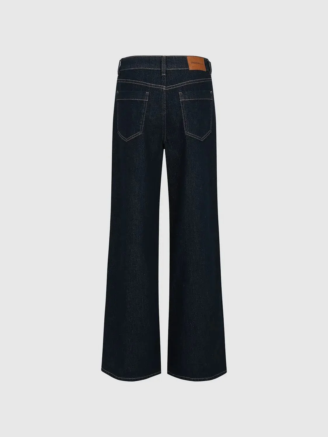 Bow Detail Flare Leg Jeans