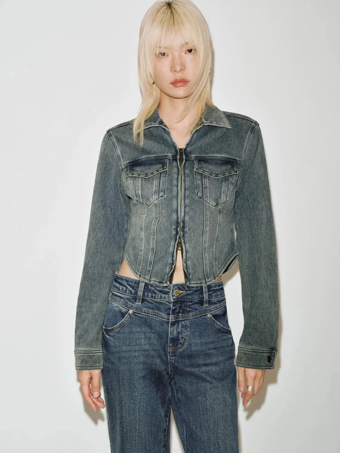 3195-flap-pocket-cropped-denim-shirts-9.webp Flap Pocket Cropped Denim Shirts