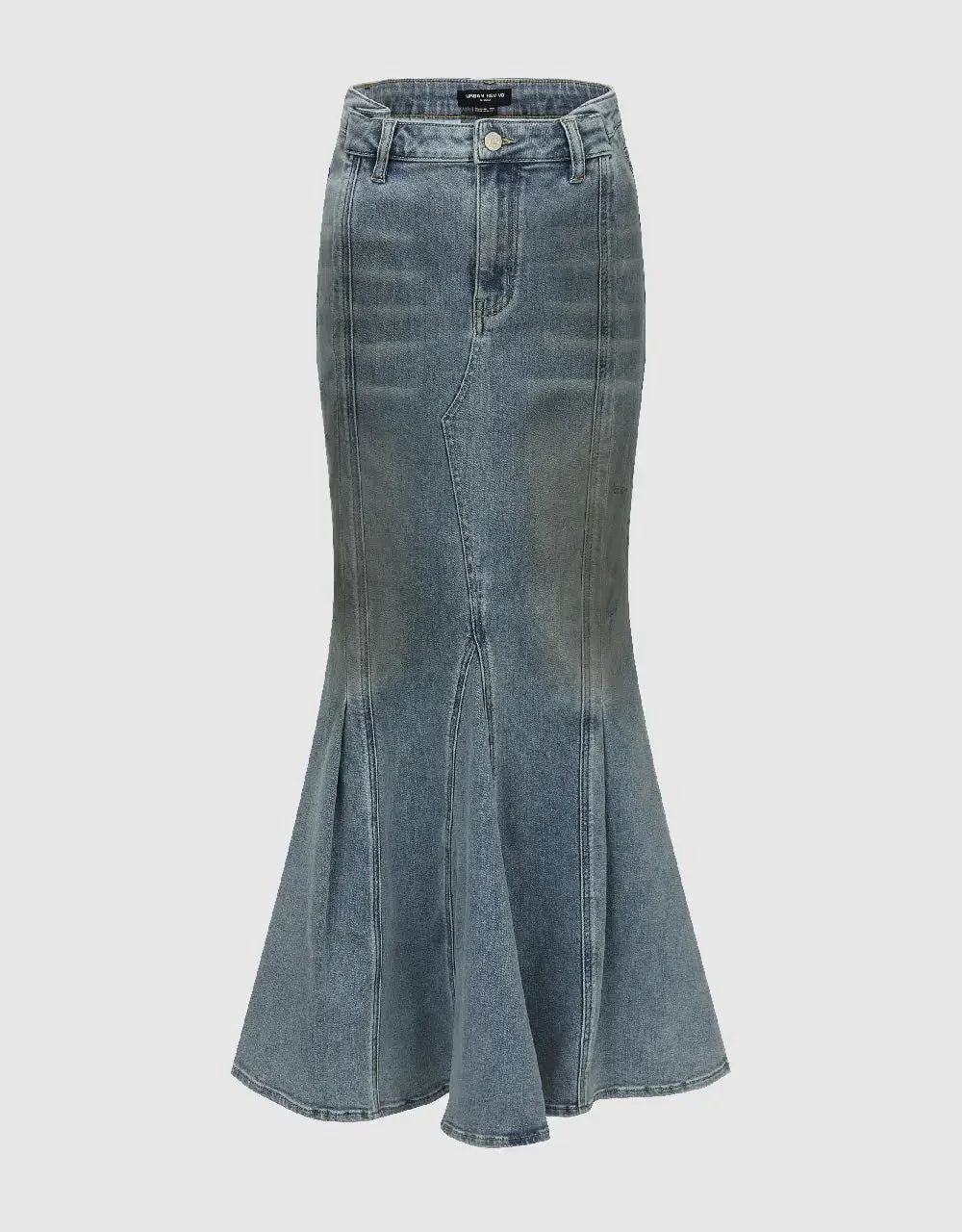 330-gradient-denim-fishtail-skirt-2.webp Gradient Denim Fishtail Skirt